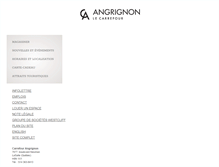 Tablet Screenshot of carrefourangrignon.com